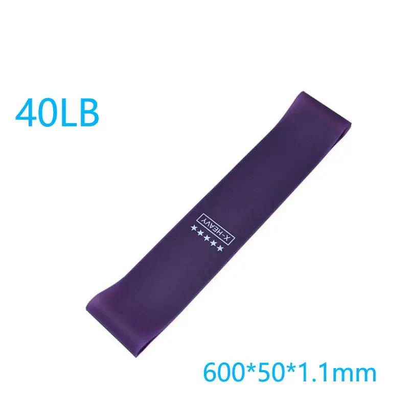 Elastic Resistance Bands Set for Yoga, Pilates, and Strength Training - 5 - Pack - Mi tiendaMi tiendaPurple432844