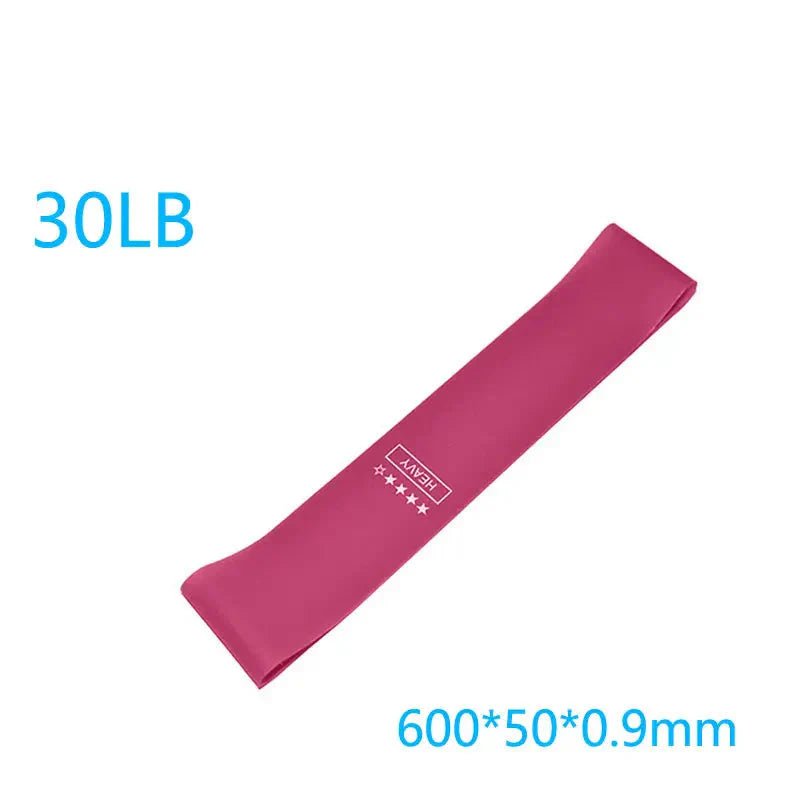 Elastic Resistance Bands Set for Yoga, Pilates, and Strength Training - 5 - Pack - Mi tiendaMi tiendaDeep roseEC6390