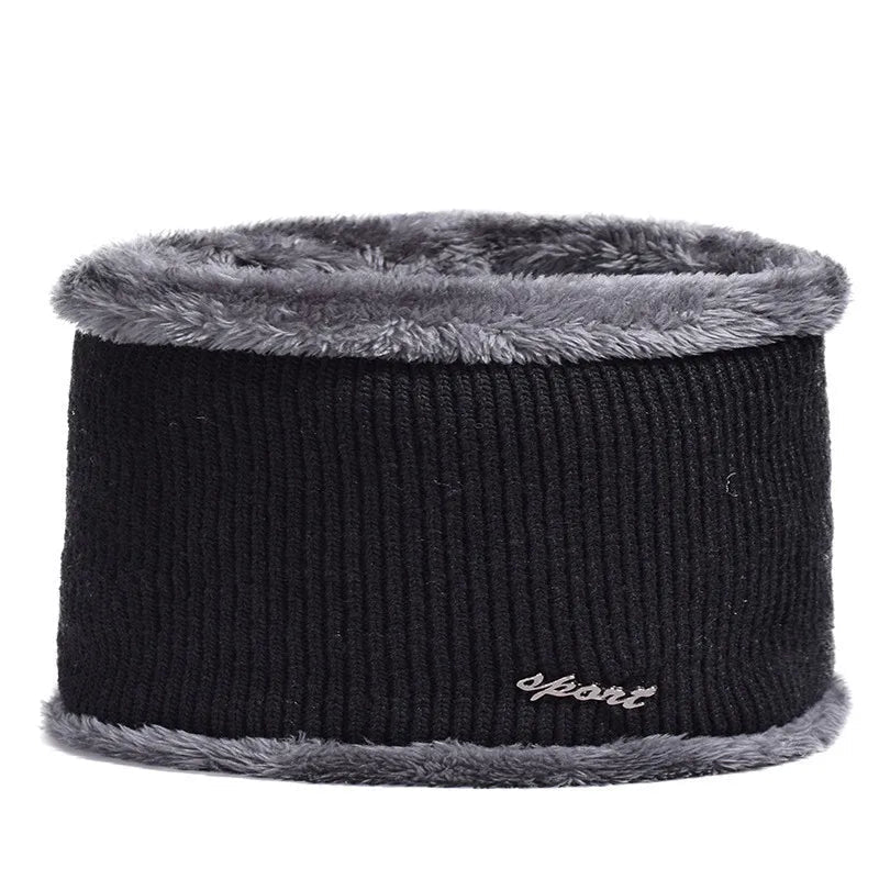 New Winter Men'S Hat – Outdoor Ear Protection Warm Knitted Cap with Windproof Visor, Thick Bicycle Scarf Cap for Men - Mi tiendaMi tiendaBlackNew Winter Men'S Hat – Outdoor Ear Protection Warm Knitted Cap with Windproof Visor, Thick Bicycle Scarf Cap for Men
