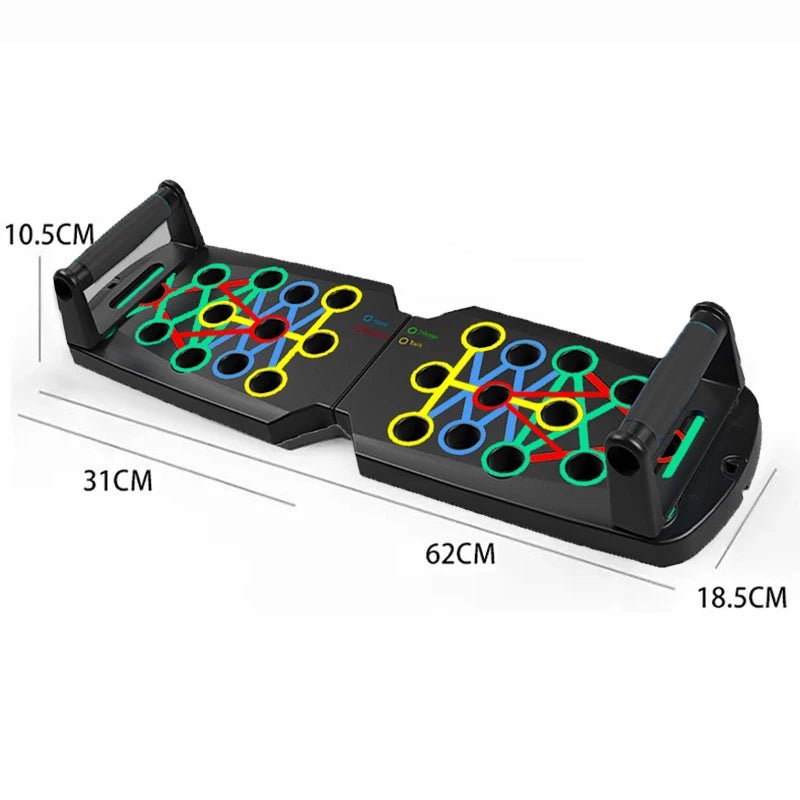 Portable Multifunctional Push - Up Board Set with Handles Foldable Fitness Equipment for Chest Abdomen Arms and Back Training - Mi tiendaMi tiendaBoard PadPortable Multifunctional Push - Up Board Set with Handles Foldable Fitness Equipment for Chest Abdomen Arms and Back Training