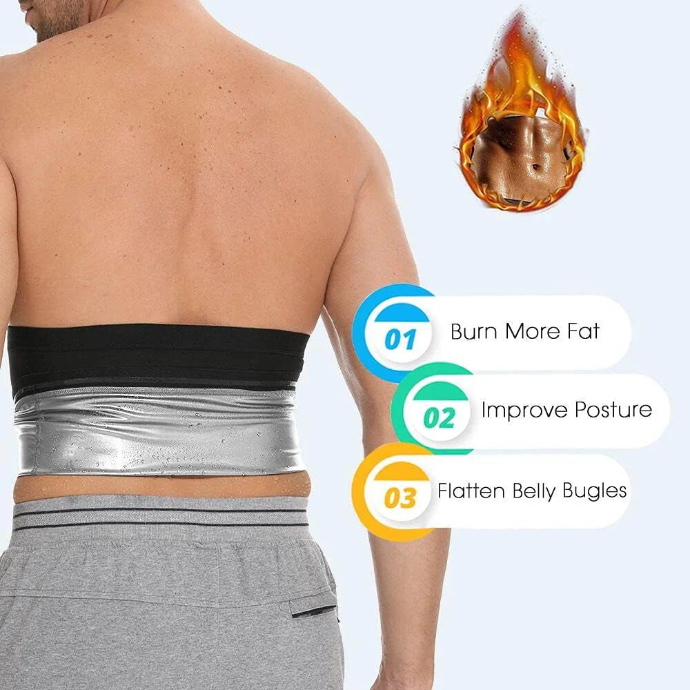 Sauna Waist Trimmer Belt for Men - Mi tiendaMi tiendaSauna Waist Trimmer Belt for Men