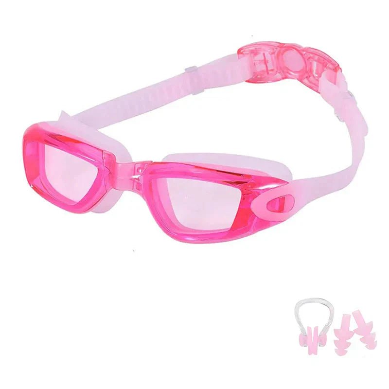 Swimming Goggles for Men & Women – Anti - Fog UV Protection, Waterproof, Adjustable Silicone Swim Goggles for Adults & Kids - Mi tiendaMi tiendaPink - 1EF8EB6