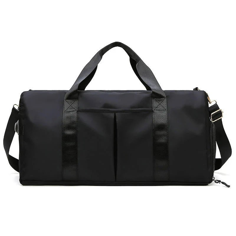 Waterproof Fitness Sports Travel Duffel Bag - Versatile Weekender for Men and Women - Mi tiendaMi tiendaBlack000000
