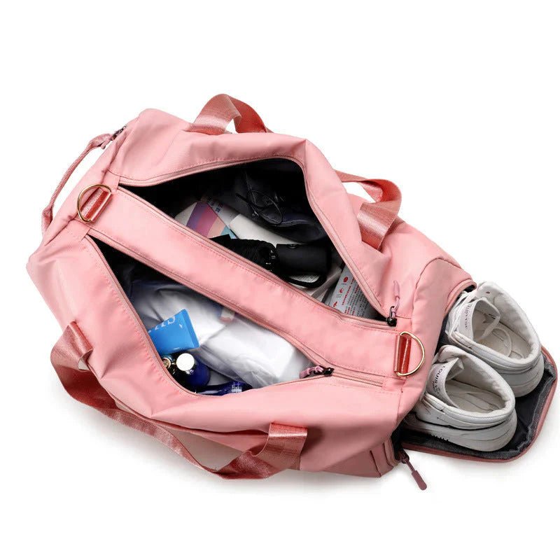 Waterproof Fitness Sports Travel Duffel Bag - Versatile Weekender for Men and Women - Mi tiendaMi tiendaPinkWaterproof Fitness Sports Travel Duffel Bag - Versatile Weekender for Men and Women