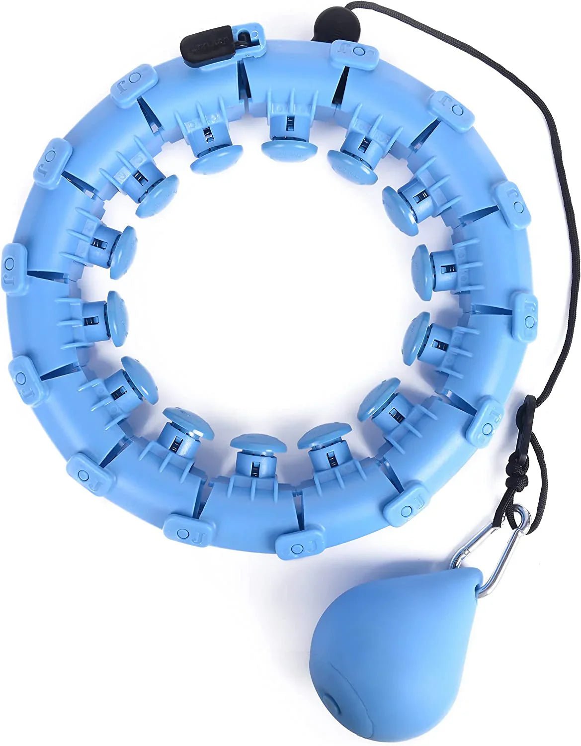 Weighted Hula Hoop – Adjustable Fit Hoop for Weight Loss - Mi tiendaMi tienda6684DA
