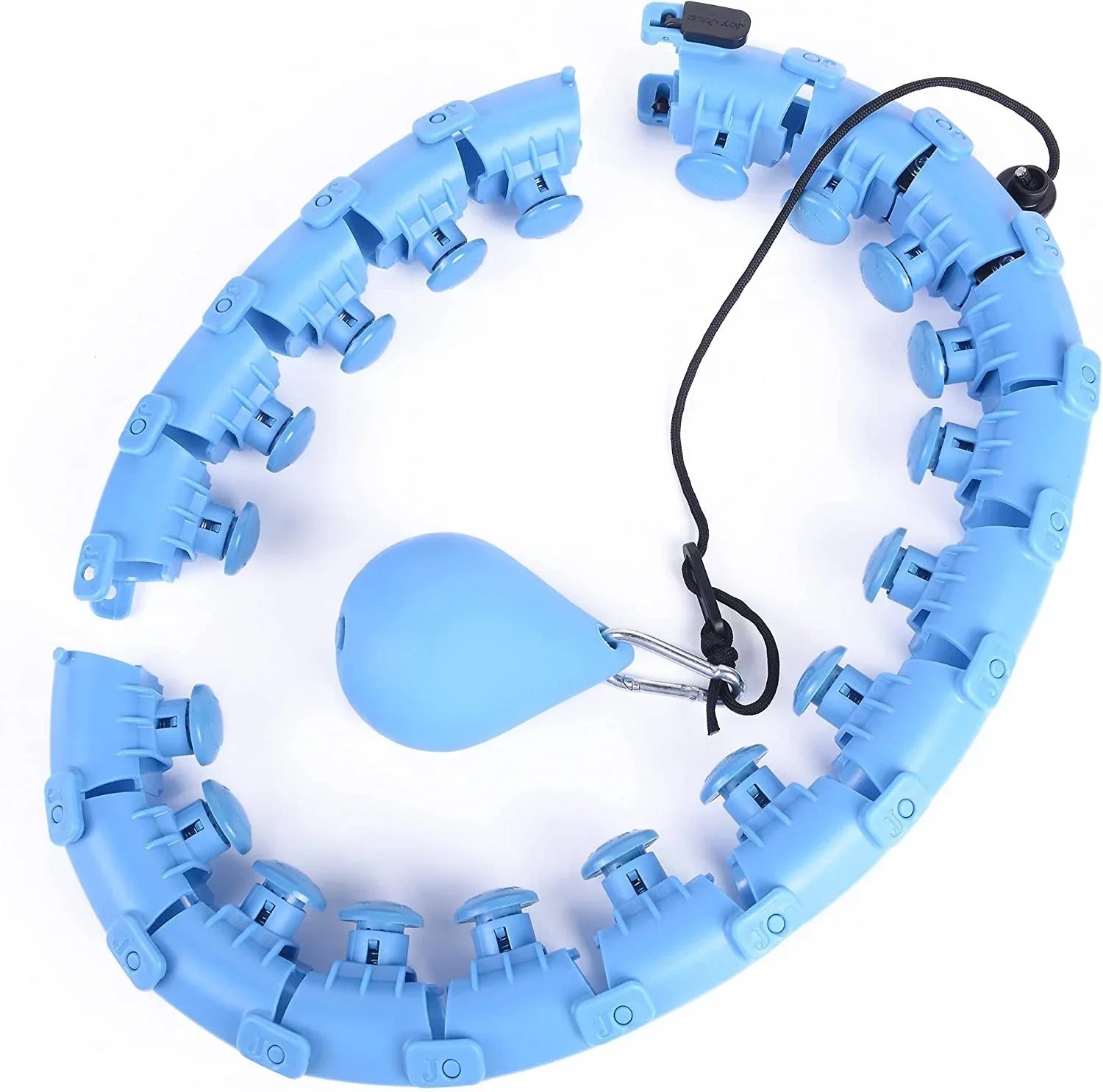 Weighted Hula Hoop – Adjustable Fit Hoop for Weight Loss - Mi tiendaMi tiendaWeighted Hula Hoop – Adjustable Fit Hoop for Weight Loss