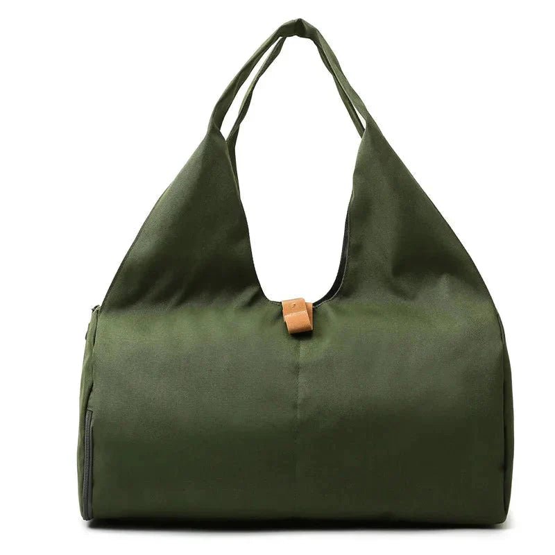 Women'S Multi - Purpose Sports Bag - Waterproof with Shoe Pocket for Yoga, Gym, and Travel - Mi tiendaMi tiendaArmy Green6F755B