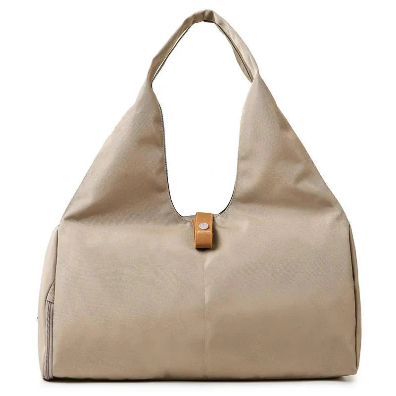 Women'S Multi - Purpose Sports Bag - Waterproof with Shoe Pocket for Yoga, Gym, and Travel - Mi tiendaMi tiendaDark KhakiA5937D
