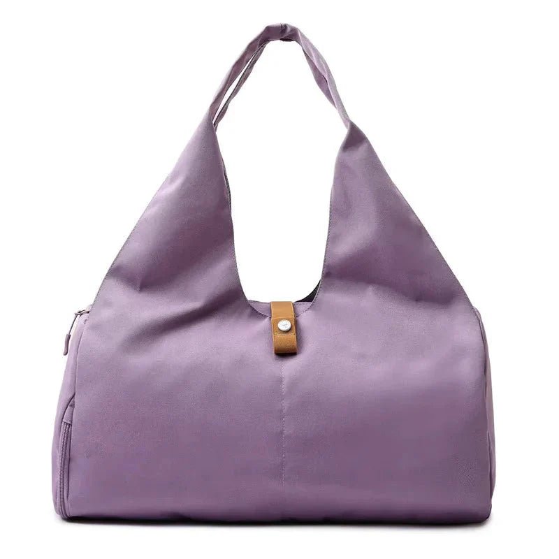 Women'S Multi - Purpose Sports Bag - Waterproof with Shoe Pocket for Yoga, Gym, and Travel - Mi tiendaMi tiendaLavenderB09DB6