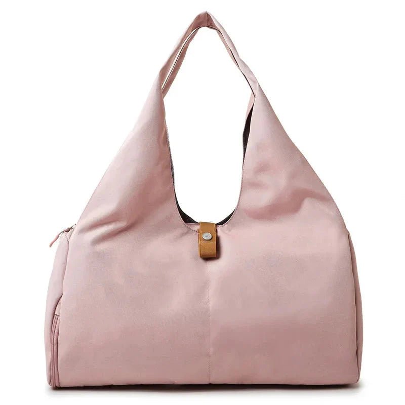 Women'S Multi - Purpose Sports Bag - Waterproof with Shoe Pocket for Yoga, Gym, and Travel - Mi tiendaMi tiendaPinkF0D0CC