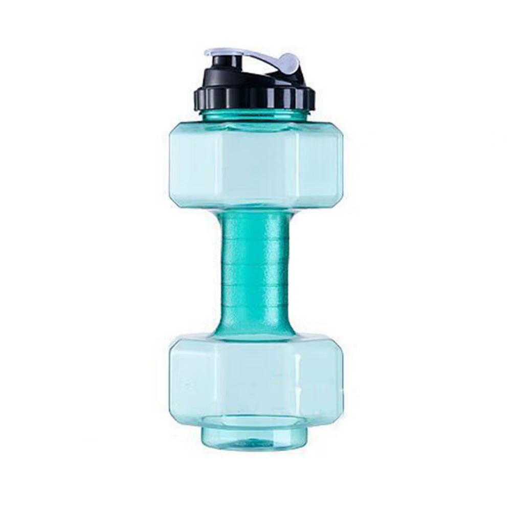 2500Ml Dumbbell Water Bottle Thickened Non - Slip PP Large Capacity Water Bottle Fitness Kettle Gym Dumbbell Shaped Sports Bottle - Aury SportAury SportGreen2500Ml Dumbbell Water Bottle Thickened Non - Slip PP Large Capacity Water Bottle Fitness Kettle Gym Dumbbell Shaped Sports Bottle