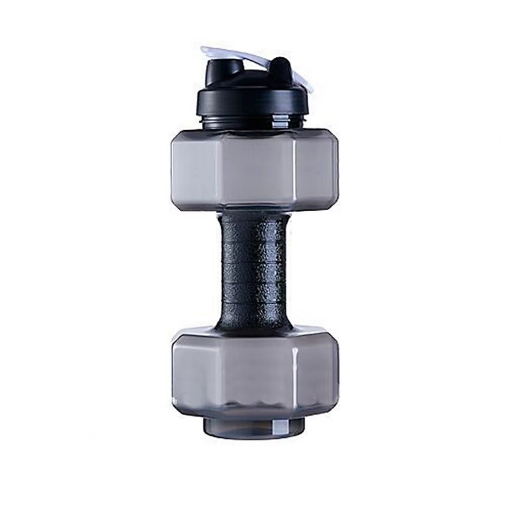 2500Ml Dumbbell Water Bottle Thickened Non - Slip PP Large Capacity Water Bottle Fitness Kettle Gym Dumbbell Shaped Sports Bottle - Aury SportAury SportBlack2500Ml Dumbbell Water Bottle Thickened Non - Slip PP Large Capacity Water Bottle Fitness Kettle Gym Dumbbell Shaped Sports Bottle