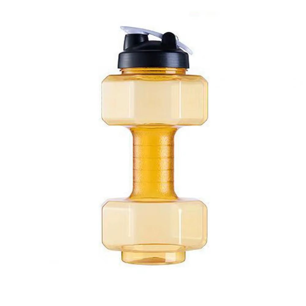 2500Ml Dumbbell Water Bottle Thickened Non - Slip PP Large Capacity Water Bottle Fitness Kettle Gym Dumbbell Shaped Sports Bottle - Aury SportAury SportYellow2500Ml Dumbbell Water Bottle Thickened Non - Slip PP Large Capacity Water Bottle Fitness Kettle Gym Dumbbell Shaped Sports Bottle