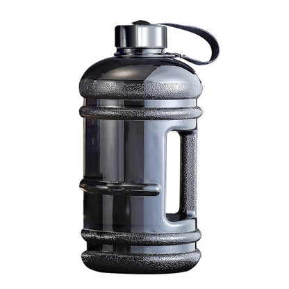 Botella Deportiva 2L - Aury SportAury SportBlack2L Portable PETG Large Capacity Water Bottle Training Sports Workout Drink Bottle Shaker Bottle with Handle Outdoor Gym