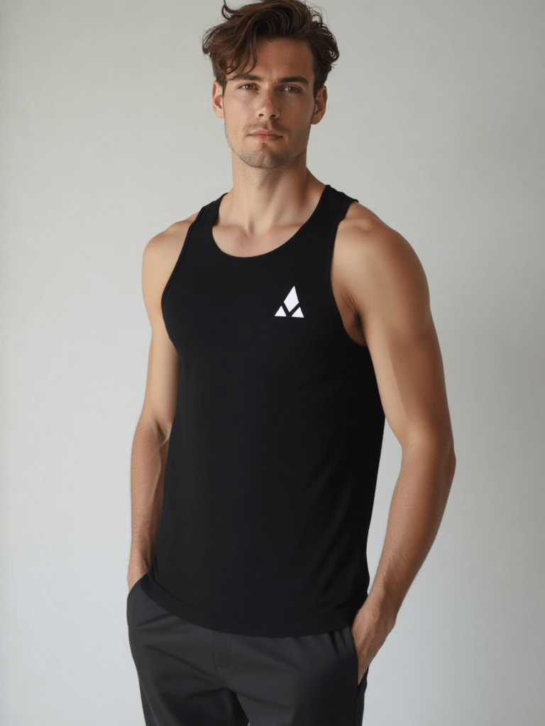 Camiseta sin mangas Hombre - Aury SportAury SportNegroCamiseta sin mangas | Aury Sport