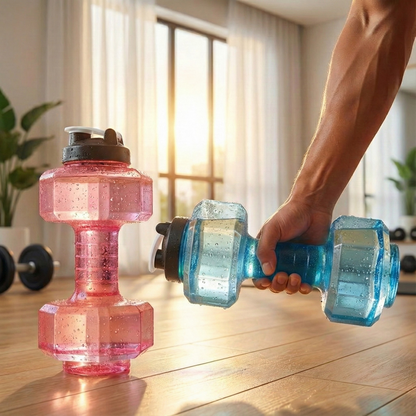 Botella Deportiva en Forma de Mancuerna 2500 ml