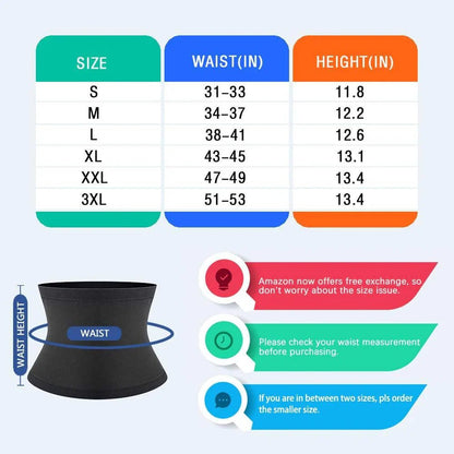 Sauna Waist Trimmer Belt for Men - Mi tiendaMi tiendaSauna Waist Trimmer Belt for Men