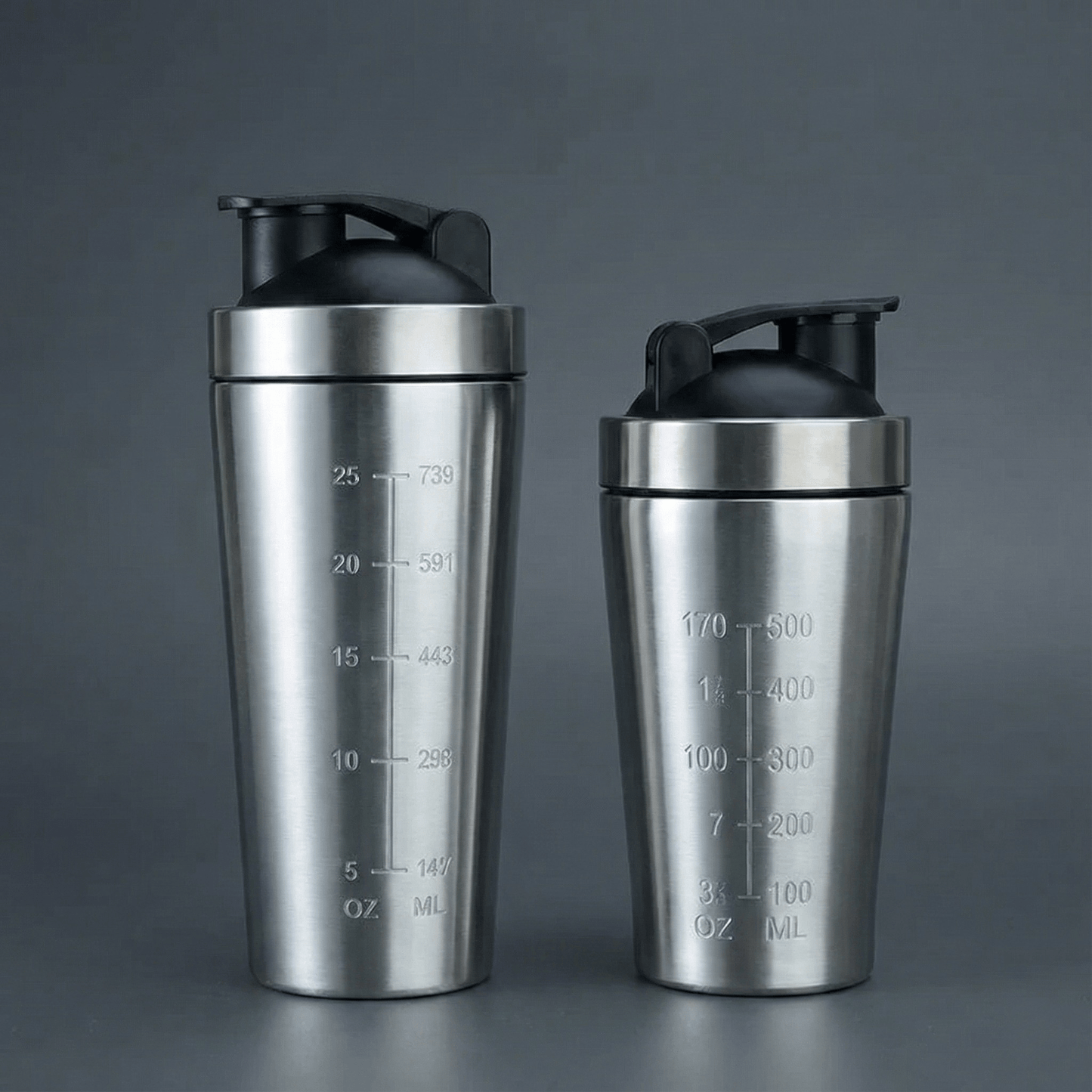 Shaker de Acero Inoxidable 500/750ml - Aury SportAury Sport750Ml - BlackShaker de Acero Inoxidable 500/750ml