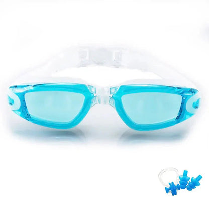 Swimming Goggles for Men & Women – Anti - Fog UV Protection, Waterproof, Adjustable Silicone Swim Goggles for Adults & Kids - Mi tiendaMi tiendaLight Blue - 1AADEE5