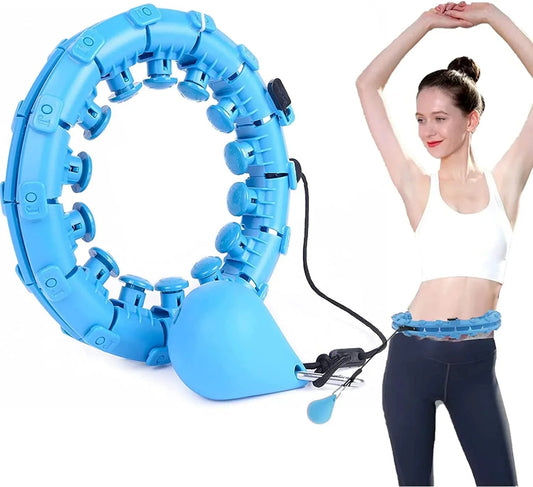 Weighted Hula Hoop – Adjustable Fit Hoop for Weight Loss - Mi tiendaMi tiendaWeighted Hula Hoop – Adjustable Fit Hoop for Weight Loss