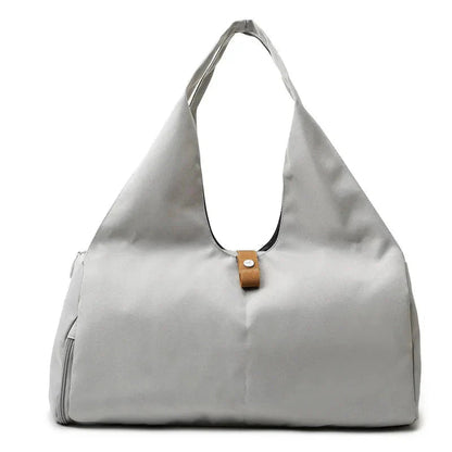 Women'S Multi - Purpose Sports Bag - Waterproof with Shoe Pocket for Yoga, Gym, and Travel - Mi tiendaMi tiendaGrayD7D7D6