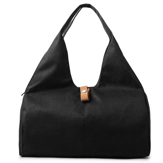 Women'S Multi - Purpose Sports Bag - Waterproof with Shoe Pocket for Yoga, Gym, and Travel - Mi tiendaMi tiendaBlack000000