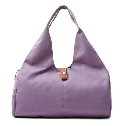 Women'S Multi - Purpose Sports Bag - Waterproof with Shoe Pocket for Yoga, Gym, and Travel - Mi tiendaMi tiendaLavenderB09DB6